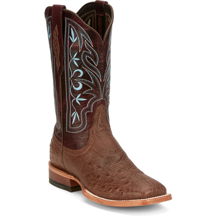 TONY LAMA Woman's TINROSE TABAC SMOOTH OSTRICH