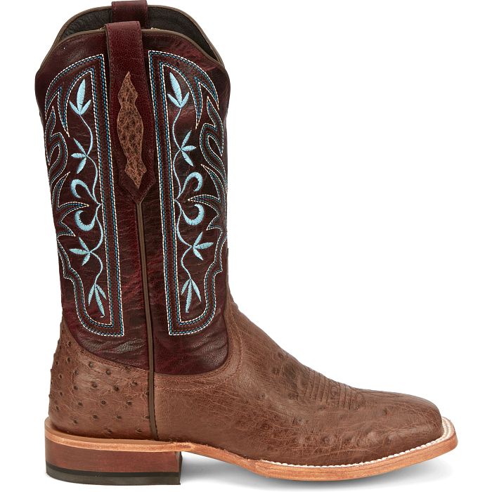 TONY LAMA Woman's TINROSE TABAC SMOOTH OSTRICH