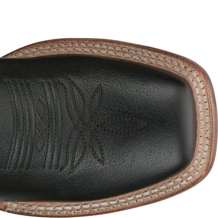 TONY LAMA Woman's ESTRELLA Black Cowhide Square Toe