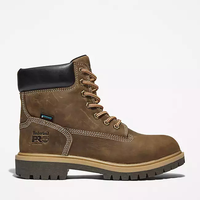 Timberland Woman's Direct Attach steel safety toe, waterproof work boots