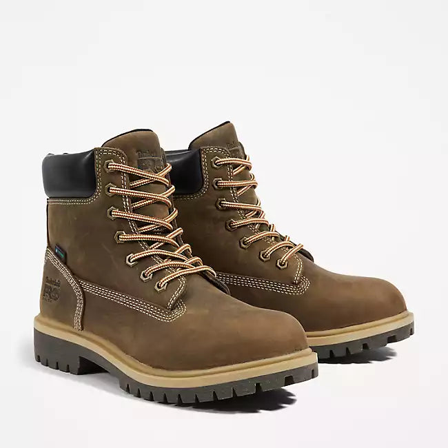 Timberland Woman's Direct Attach steel safety toe, waterproof work boots