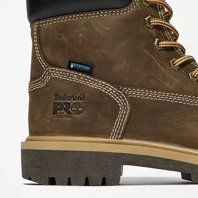 Timberland Woman's Direct Attach steel safety toe, waterproof work boots