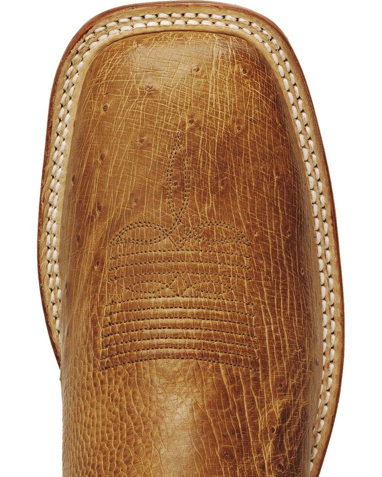 Men's Tony Lama- San Saba Travis O4177: Smooth Quill Ostrich Cowboy Boots