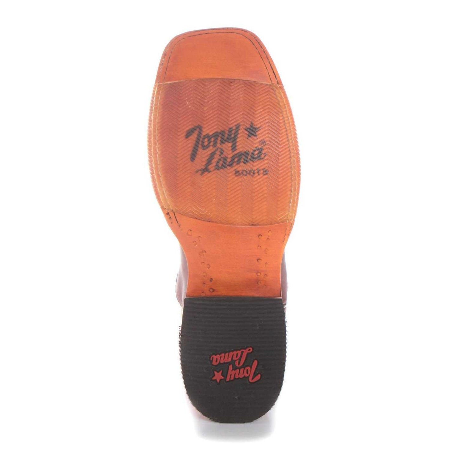 Men's Tony Lama- Jasper Tangerine - TL3007 Square Toe Cowboy Boots