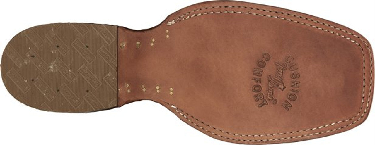 Tony Lama Men's Full Quill Ostrich Jacinto Bourbon