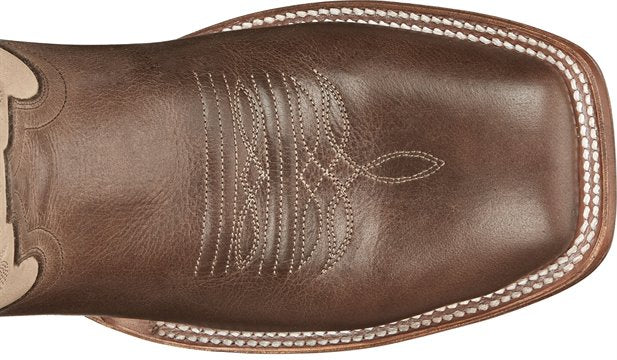 Tony Lama - Wide Square Toe - Jinglebob Brown Boots