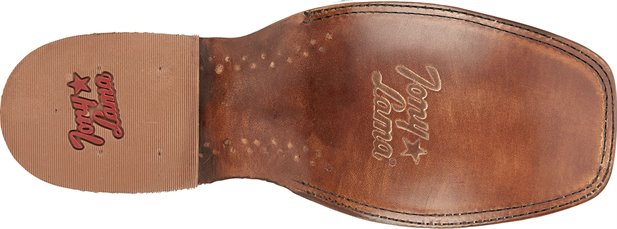 Tony Lama - Wide Square Toe - Jinglebob Brown Boots