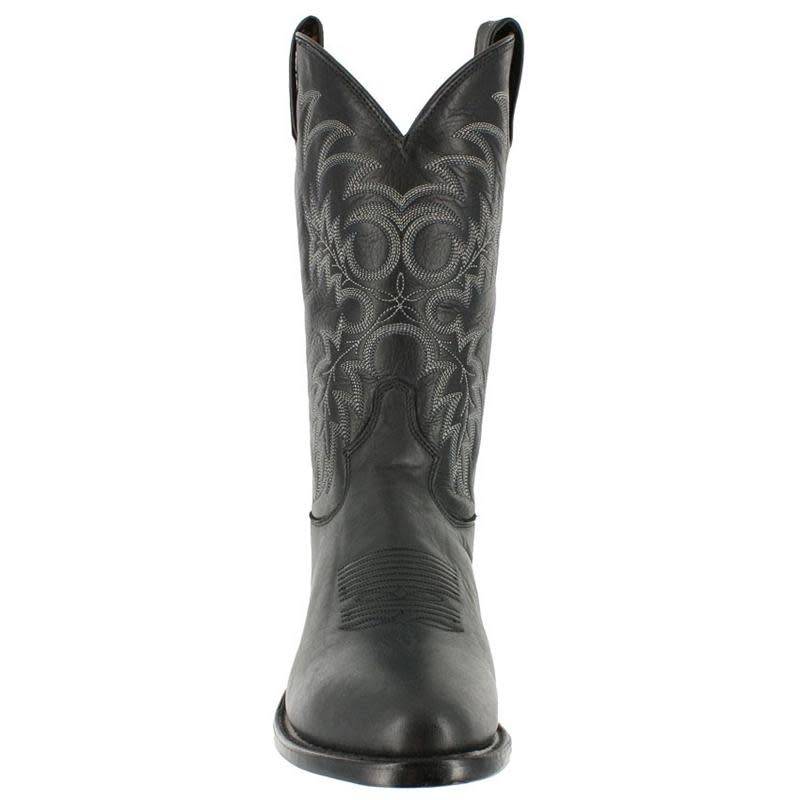Men's Tony Lama Cowboy Boots: Black - R Toe - 7900
