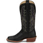TONY LAMA Woman's ESTRELLA Black Cowhide Square Toe