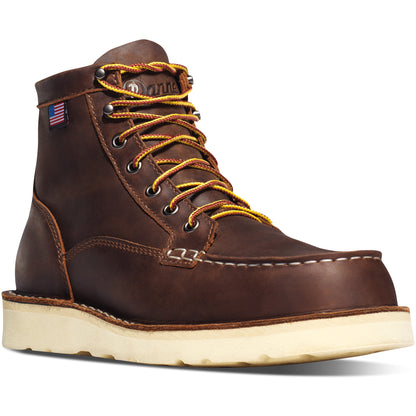 DANNER Bull Run Moc Toe 6" Brown work boots