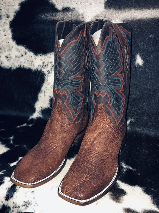 Men's Azulado Cowboy Boots: The Woodrow - Shark Skin Cowboy Boots
