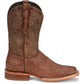 Men's Tony Lama Alamosa Tobacco Square Tow Ostrich boots SA6102