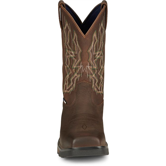 Tony Lama Men's waterproof (Anchor Water Buffalo) square composire Tony Lama TW3415