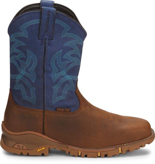 TONY LAMA: Men's - Roustabout Waterproof Steel Toe Work Boots - TW5010